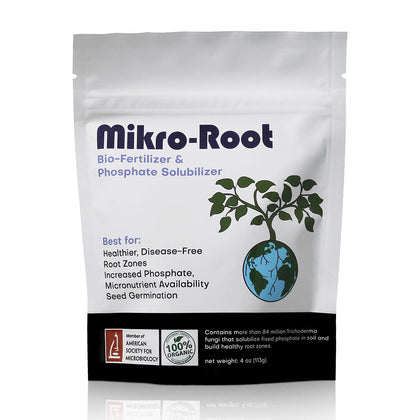 Mikro-Root packaging by Mikrobs signaling organic bio-fertilizer for healthier root zones.