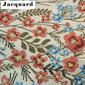 MILCIL fabric-detail closeup of canvas blend and floral pocket fabric