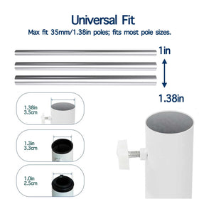 MILIMOLI beach and garden use keeps your shade anchored safely.