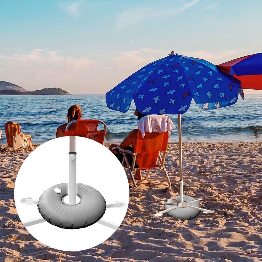 MILIMOLI umbrella stand shows stable-fit with pole compatibility for various sizes.
