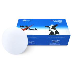 Milk Check disk filter 6.5-inch for efficient gravity filtration of milk.