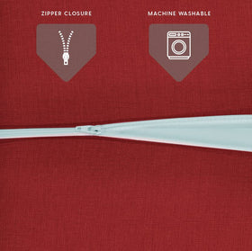 Milliard four secure-strings keep the cushion snug on most lounge chairs.