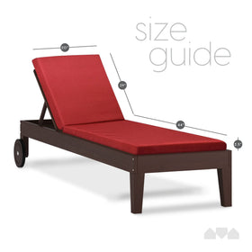Milliard waterproof cover protects the cushion from rain and spills outdoors.
