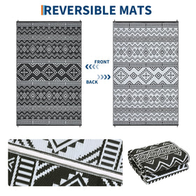 MilleLoom Boho 10x14 rug weave shows stain-resistant surface for easy cleaning.