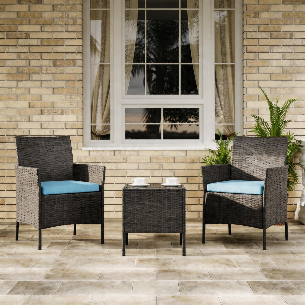MilleLoom compact design saves space on small patios and balconies.