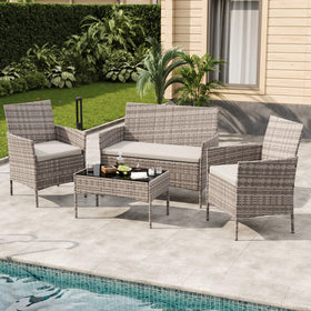 MilleLoom outdoor set armchairs for compact balcony seating.