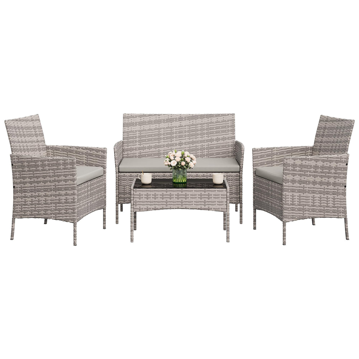 MilleLoom outdoor set poolside arrangement for casual lounging.