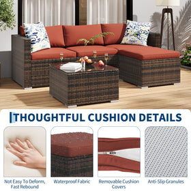 MilleLoom thick cushions offer plush comfort for outdoor sessions