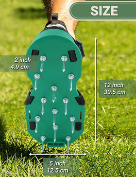 Milluxxi lawn aerator shoes require no installation for quick yard aeration