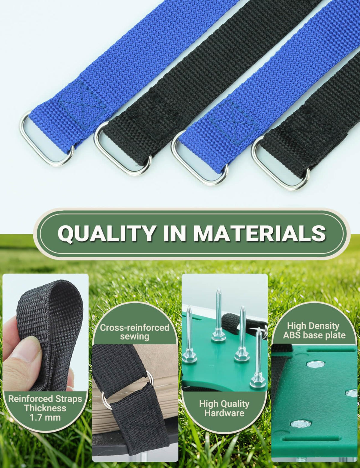 Milluxxi lawn aerator shoes with 13 spikes per sandal stand up to repeated yard sessions