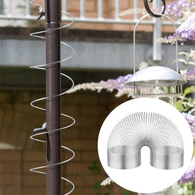 Mimoyalaso Squirrel-Proof Spring Device extended to show elastic barrier