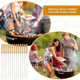 Minatee easy-clean skewers ideal for repeat use after grilling
