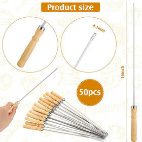 Minatee wooden handle ensures a secure connection and durability
