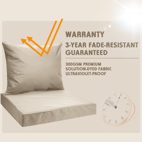 Mindsoft easy-clean cushion slipcover designed for outdoor use