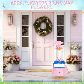Mindsoft spring lawn geese outfit boosts curb appeal during gatherings.