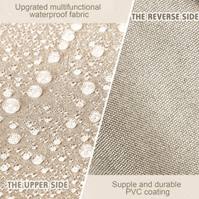Mindsoft waterproof cushion cover protecting outdoor cushions from rain