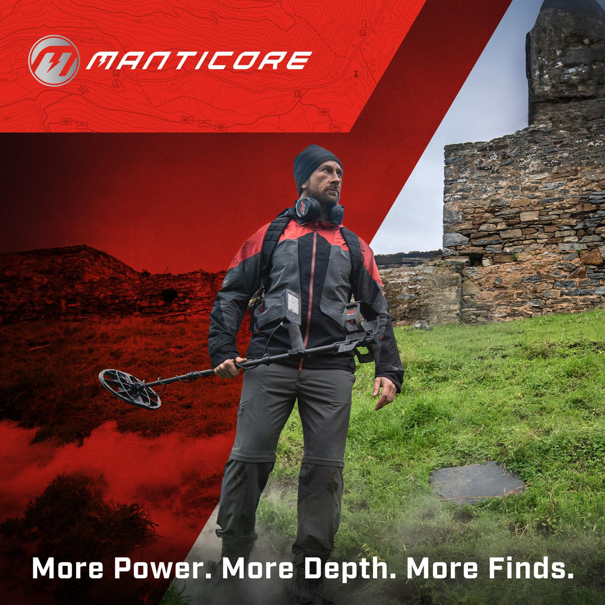 MINELAB MANTICORE all-terrain/beach/goldfield modes for versatile hunts.