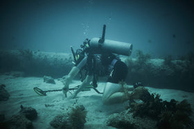 MINELAB PRO-FIND 15 waterproof 5 ft for shallow-water searches.
