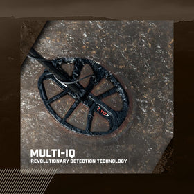 MINELAB X-Terra Elite control pod display with user-friendly interface