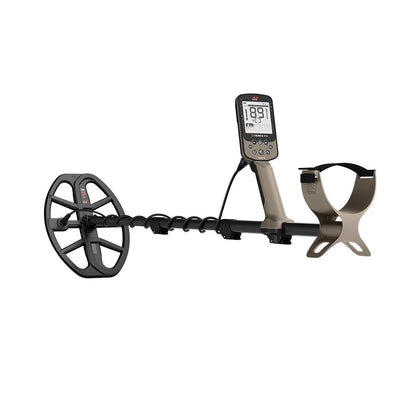 MINELAB X-Terra Elite front view for all-terrain treasure hunting