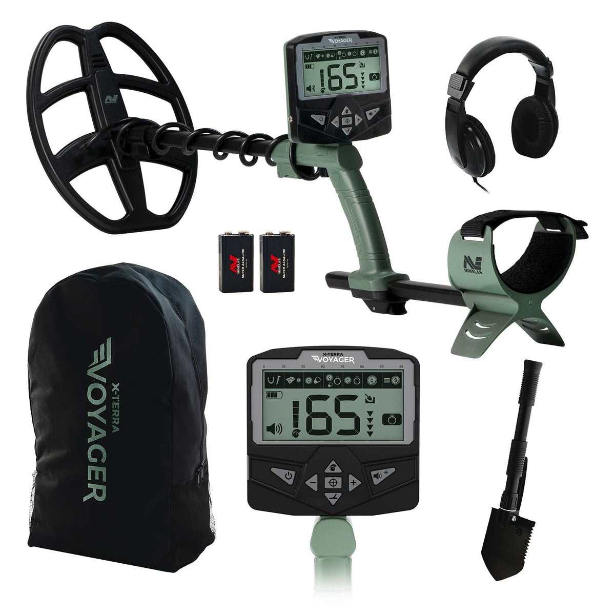 MINELAB X-Terra Voyager kit for ready outdoor treasure hunts.