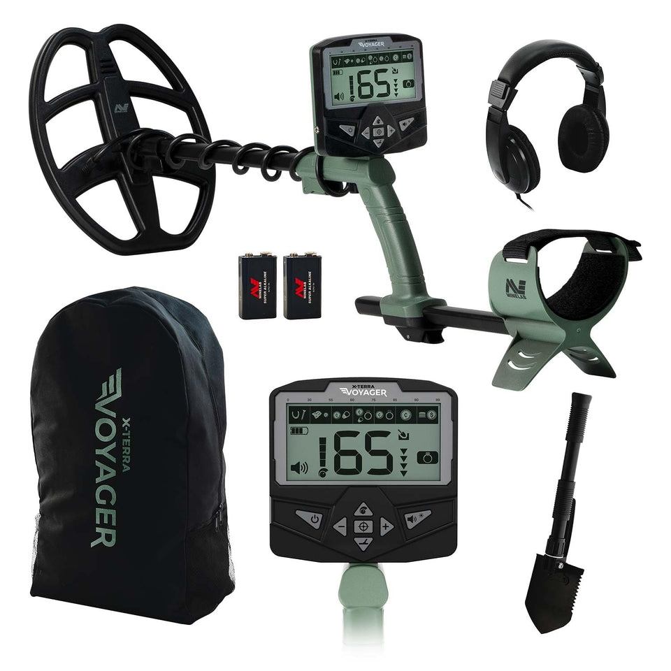 MINELAB X-Terra Voyager kit for ready outdoor treasure hunts.