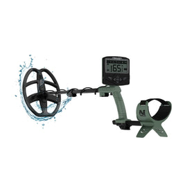 MINELAB X-Terra Voyager waterproof 11-inch coil enables shallow water searches.