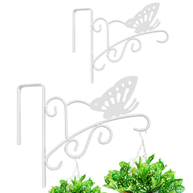 MINGFANITY fence hanging brackets display plants neatly on a fence