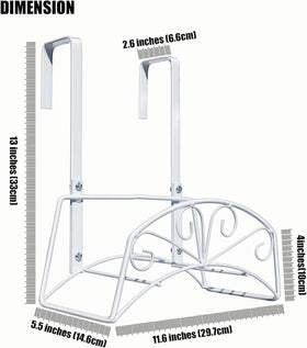 MINGFANITY garden hose rack fence mount prevents tangles and supports long hoses