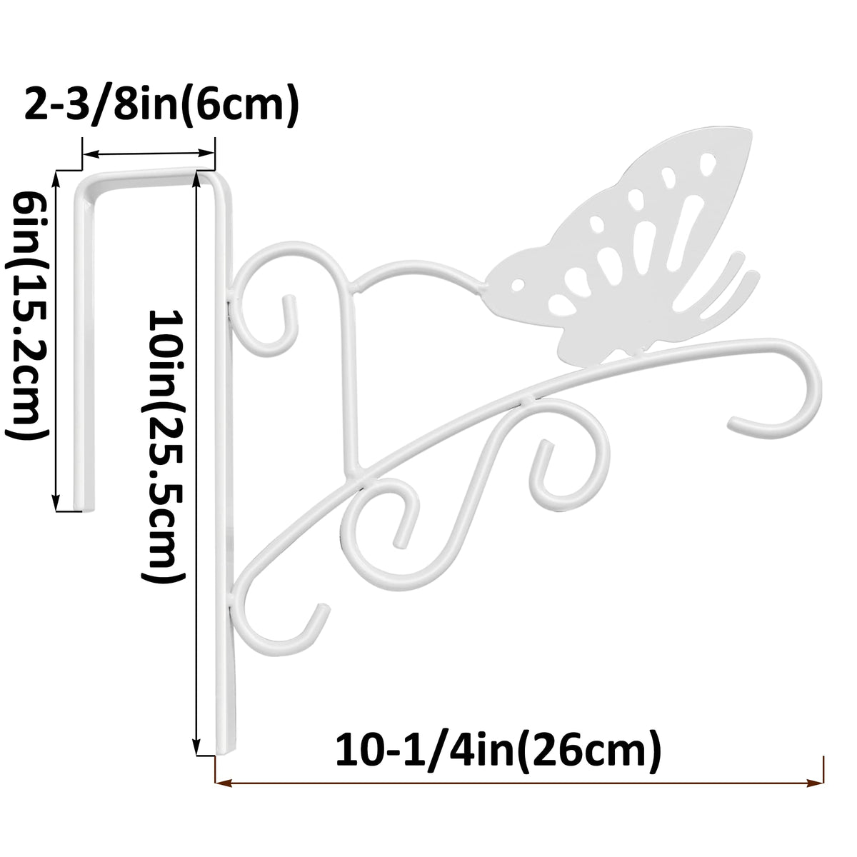 MINGFANITY brackets with secure hooks keep feeders, lanterns, or lights safe in wind