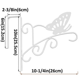 MINGFANITY brackets with secure hooks keep feeders, lanterns, or lights safe in wind