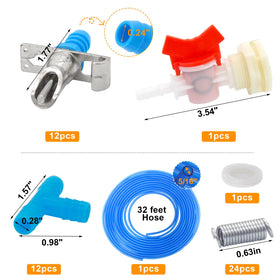MingQiEven barb fittings with G1/2 inch thread ensure secure connections