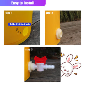MingQiEven watering system bucket connector simplifies setup