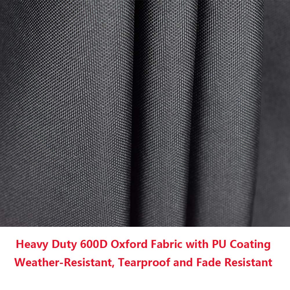 Fade-resistant fabric on Mini Lustrous grill cover maintains color