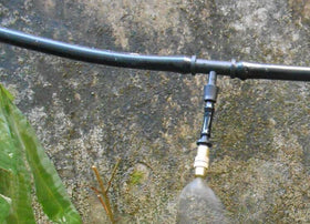 Close-up of Mini Skater copper spray nozzle showing durable construction and smooth flow.