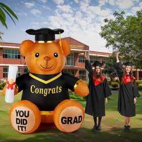 MiniInflat indoor or outdoor graduation decor fits many venues