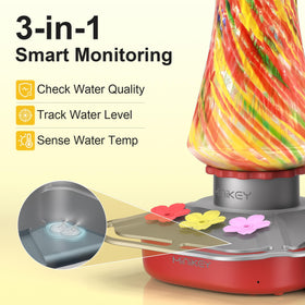 Tight leakproof seal on Minikey feeder protects your garden from drips