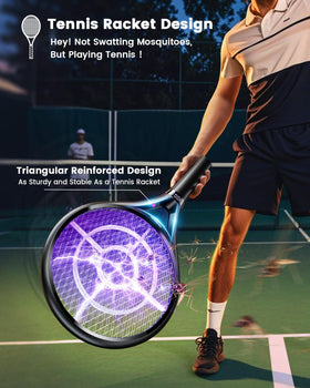 Minimoon dual-mode zapper enables manual swats and auto lure.