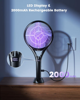 Minimoon UV light at 395nm attracts insects for fast elimination.