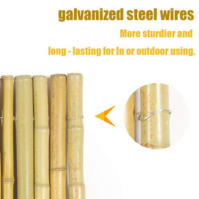 Mininfa bamboo fence outdoor decor idea for patios and garden borders.