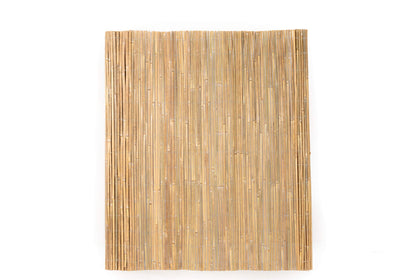Mininfa bamboo slat screen for balcony privacy and garden separation.