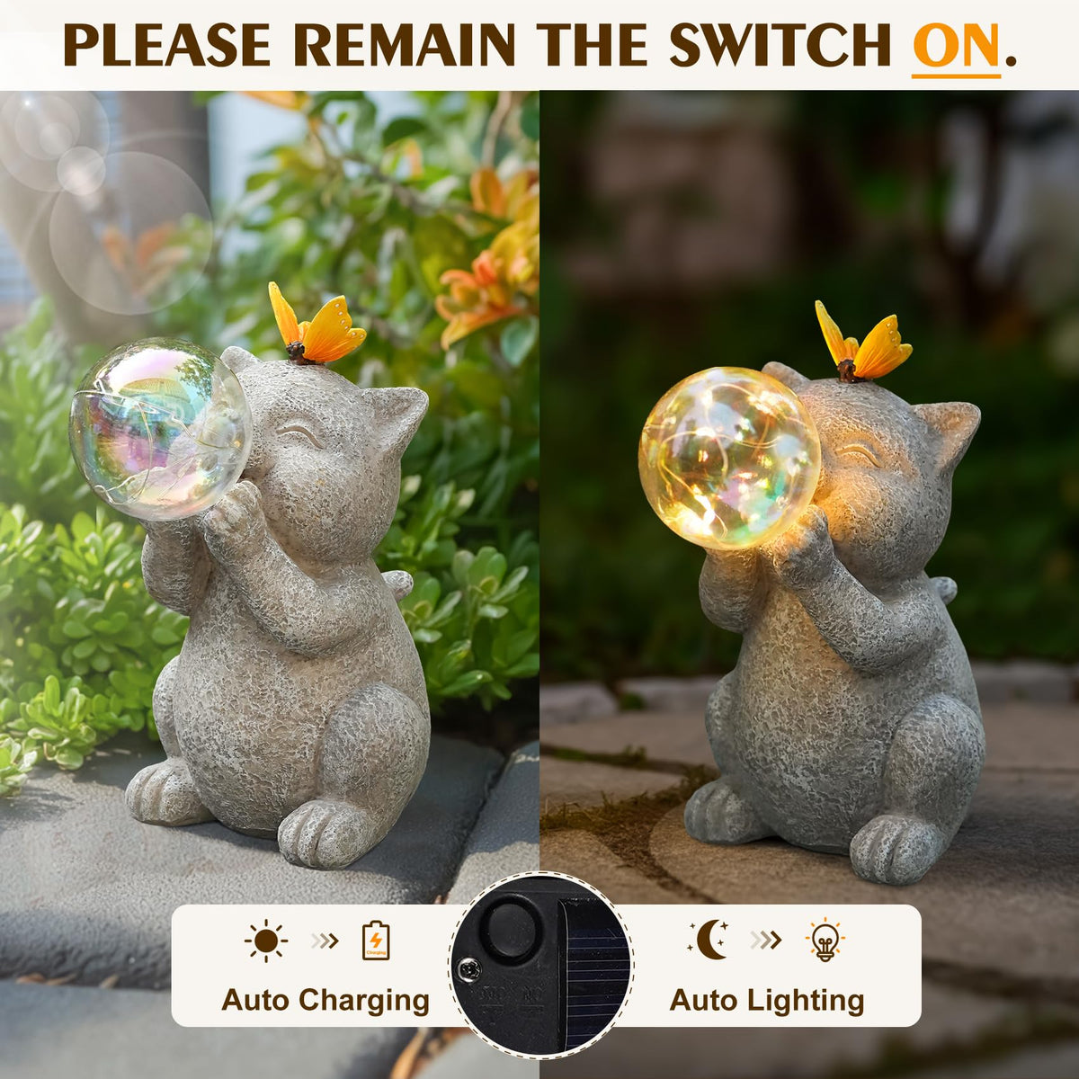 MININOVA gift ready cat statue ideal for housewarmings and birthdays.