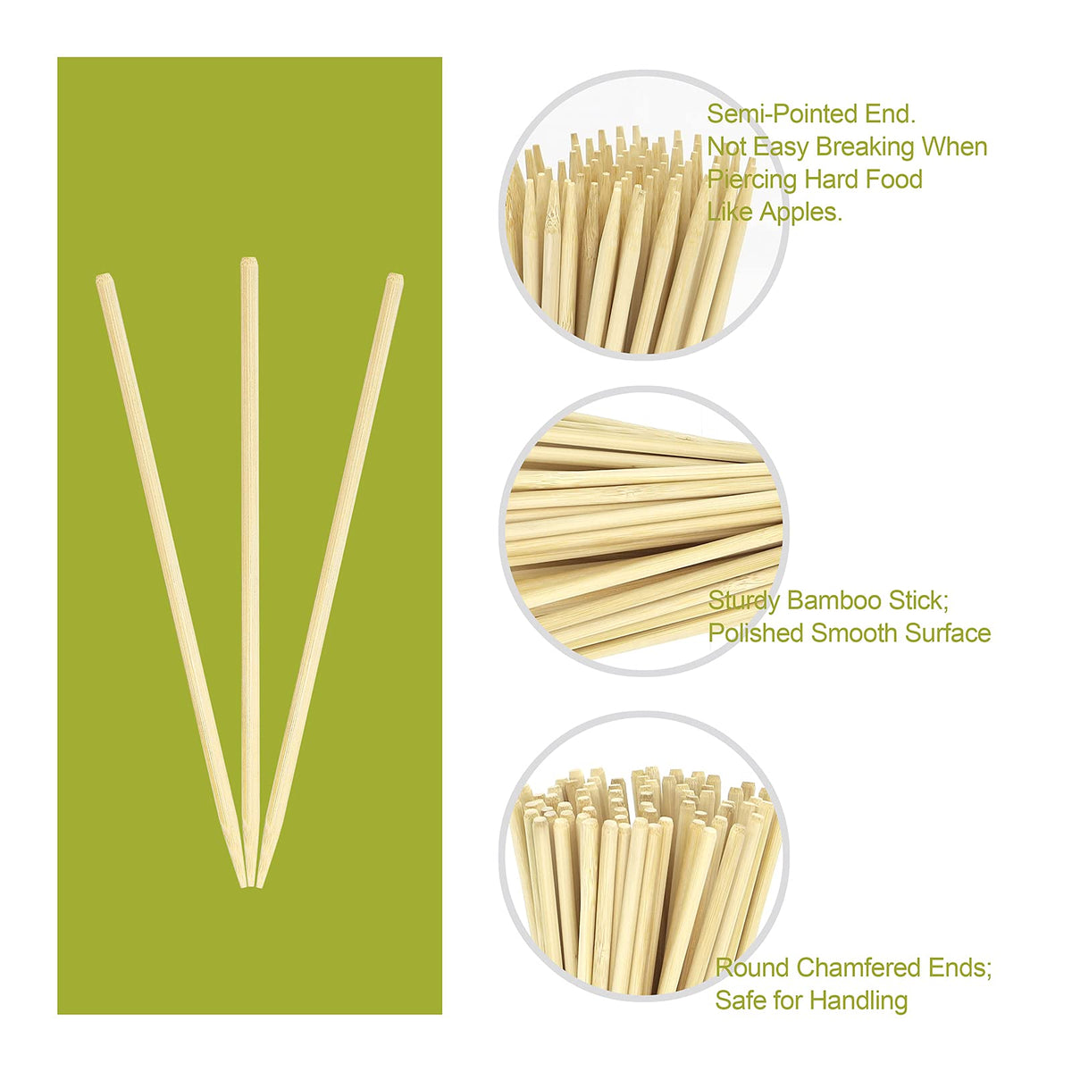 Minisland skewers ideal for candy apples and caramel apples on sticks