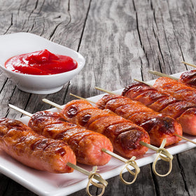 Minisland eco-friendly bamboo skewers from renewable raw material.