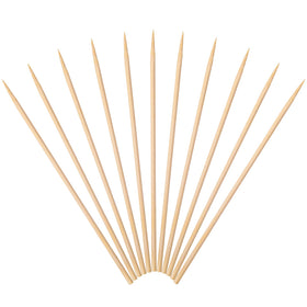 Minisland premium 6-inch bamboo skewers for appetizers and fruit kebabs.