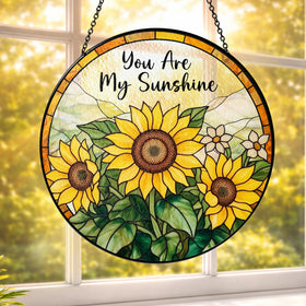 MINIVINE sunflowers glow through glass, creating a cheerful focal point in kitchen windows.