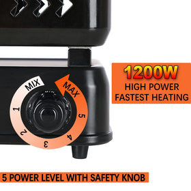 Minkah 3D Coal Burner top view compact design for travel and storage