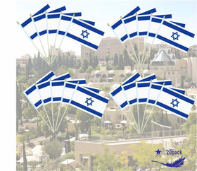 Minvoole 5x8 Israeli flag decor for classrooms and parties.