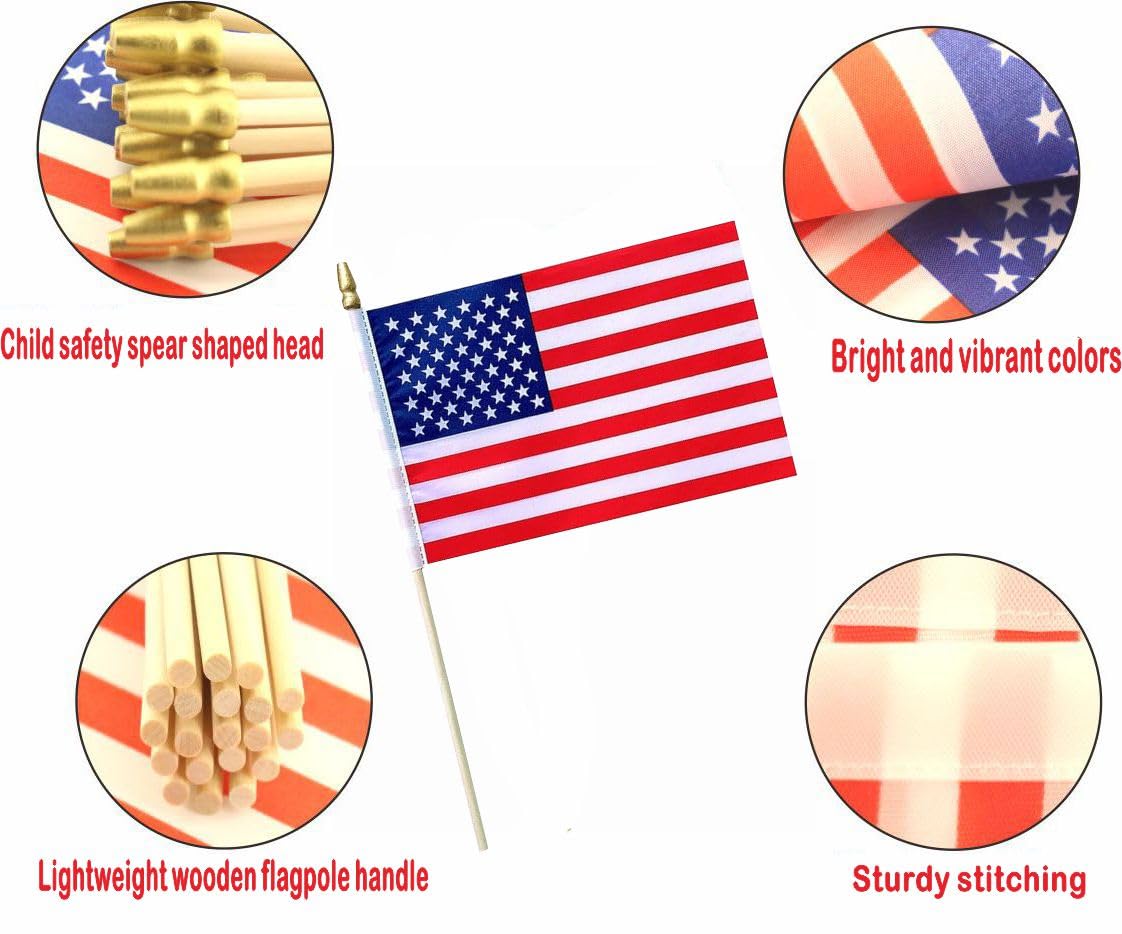 Minvoole flag with separate wooden pole, easy assembly for events.