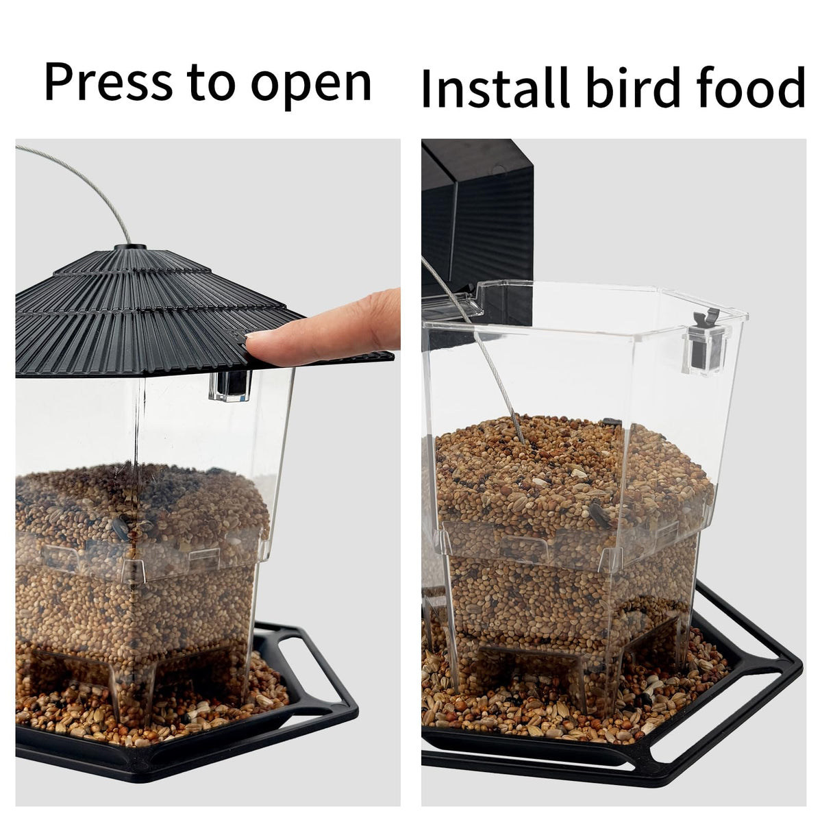 MINWOLF durable plastic construction resists weather and rust